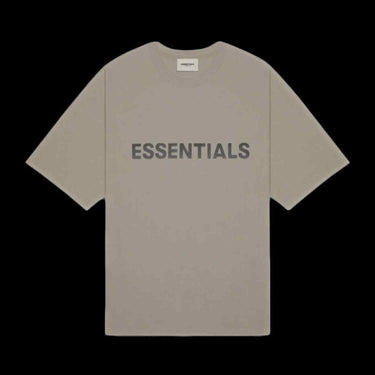 Fear Of God Essentials Boxy T-shirt Applique Logo Taupe