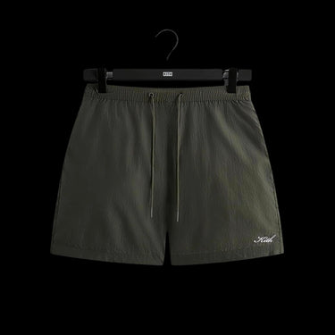 Kith Garment Washed Nylon Active Swim Short Olive