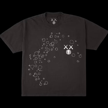 KAWS For Kid Cudi Moon GID Tee Vintage Black