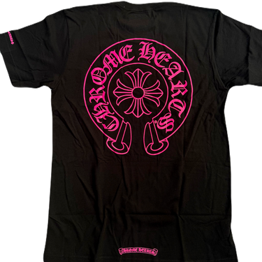 Chrome Hearts Horse Shoe Logo White Pink